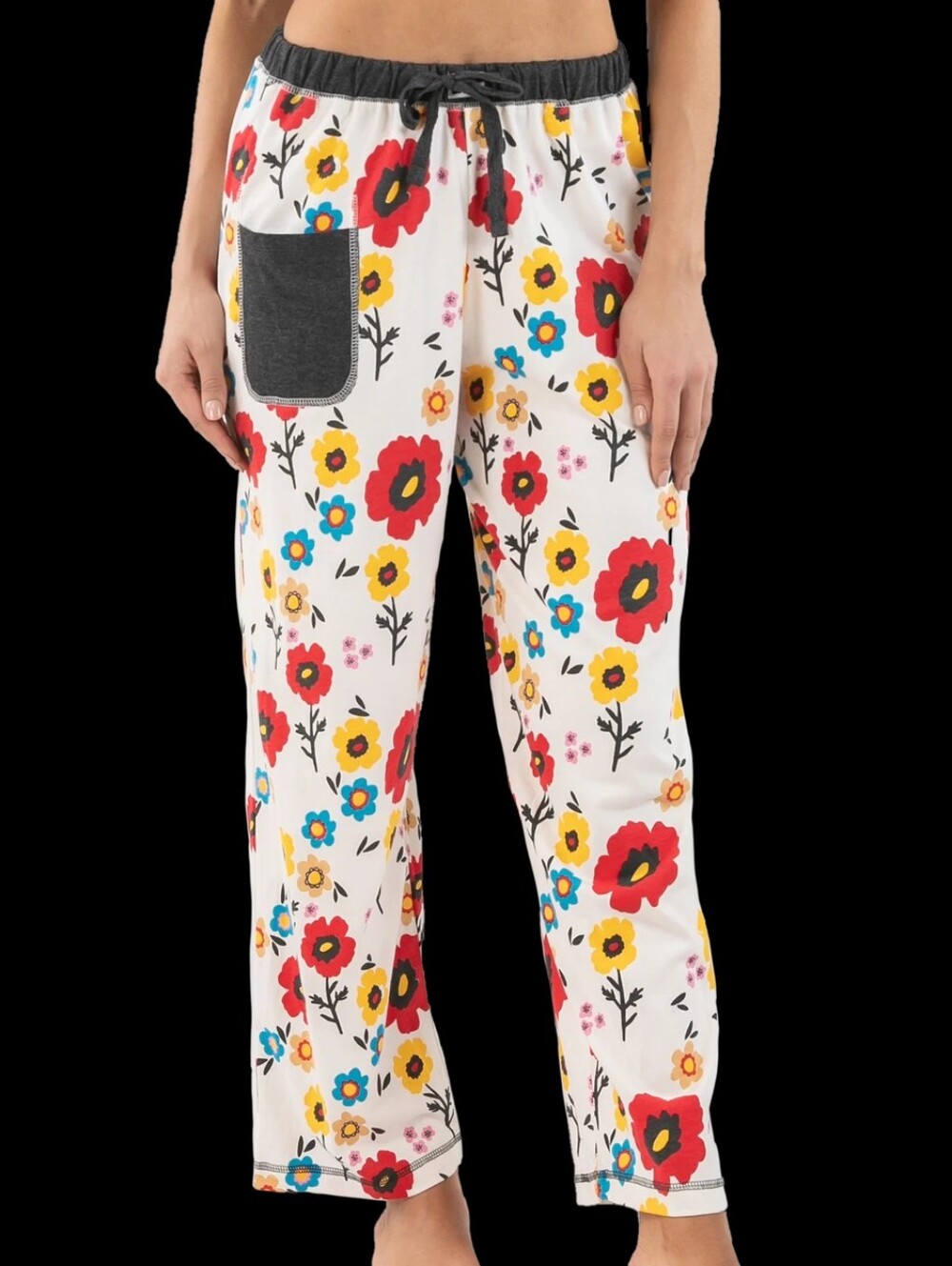 Lazy One Rise & Shine Women's Regular Fit Flower PJ Pajama Pant sz XS